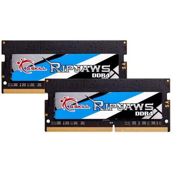 G.Skill Ripjaws F4-3200C22D-16GRS, operatīvā atmiņa DIMM, 16GB, 3200MHz, CL22, 1,2V, 2x8GB, SODIMM, Non-ECC (F4-3200C22D-16GRS)