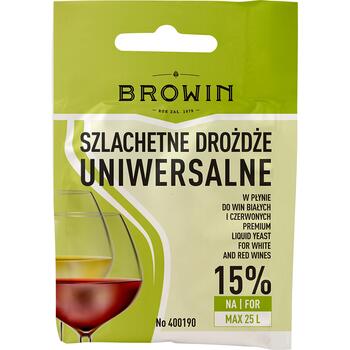 Browin Универсальные жидкие винные дрожжи 400190, 20ml, 25L, жидкие, универсальные (400190)