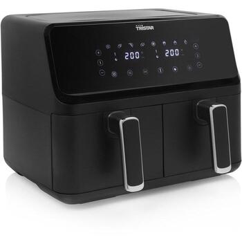 Tristar Dubultā groza karstā gaisa friteris FR-9026, 2700 W, 8 L, melns, 8 programmas, digitālais panelis (FR-9026)