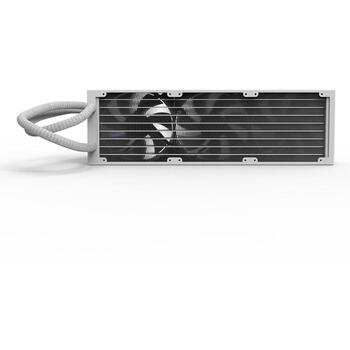 Zalman Ūdens dzesētājs Reserator5 Z36 White ZE1225ASHx3, 12V, 0.35A, 4.2W, 0.7-0.85L/min, 2100 apgr./min, 37dB, PWM vadība (Reserator5 Z36 White)