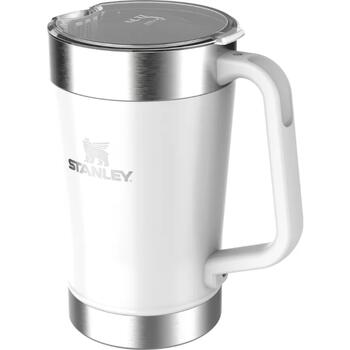 Stanley® кувшин The Stay-Chill Classic Pitcher 2810341066, 1,9л, нержавеющая сталь, белый, тепло 2,5ч, холод 8ч, со льдом 29ч (2810341066)