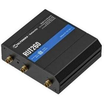 Teltonika Маршрутизатор RUT260000000 LTE 300 Mbit/s, 2 RJ-45, 3 антенны, 1 MiniSIM, IP фильтрация, DC (RUT260000000)