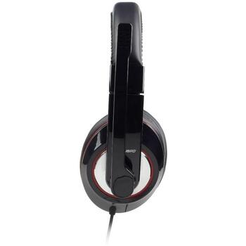 Gembird наушники MHS-001 20-20000 Гц, 1.8 м кабель, 32 Ω, поворотный регулятор громкости, черный цвет (MHS-001)