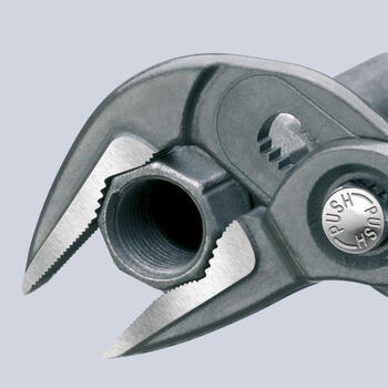 Ūdens sūkņa knaibles KNIPEX Cobra® ES 87 51 250 SB, ekstra plānas, 19 pozīcijas (87 51 250 SB)