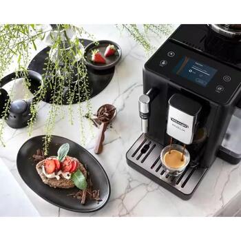 Delonghi кофемашина EXAM440.35.B, 1.4 L, 1450 W, полностью автоматическая, встроенный вспениватель молока, TFT дисплей (EXAM 440.35.B)