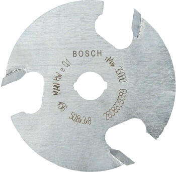 Diskveida gropju frēze 8 mm, D1 50,8 mm, Rokas frēzēm, malu frēzēm DISKVEIDA GROPJU FRĒZE EXPERT FOR WOOD, 2608629389, BOSCH (2608629389)