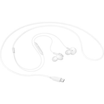 Samsung наушники EO-IC100BWEGEU, 1.2m, USB-C, 32Ω, 94.3dB, 20-20000Hz, in-line микрофон, белые (EO-IC100BWEGEU)