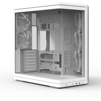 Zalman P60 WHITE, корпус ATX Mid Tower, 5x120mm ARGB вентиляторы, белый, 2xUSB 3.2, USB-C (P60 WHITE)