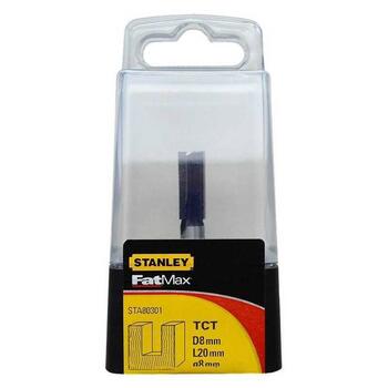STANLEY FATMAX STA80300-XJ, taisngriezes frēze kokam, 8mm, 6mm, 55mm, TCT/HM, 1 gab. (STA80300-XJ)