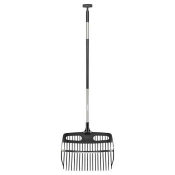 Fiskars Grābeklis vēdekļa 1077116, 1500mm, 48cm, 19 sānu restes, metāls, ergonomisks (1077116)