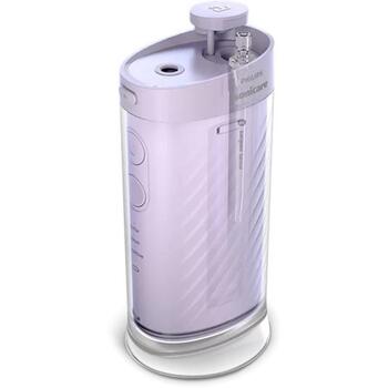 Philips Sonicare Compact Flosser 1000 HX3333/23, mutes dobuma irigators, 200 ml, IPX7, 3 režīmi, violeta (HX3333/23)