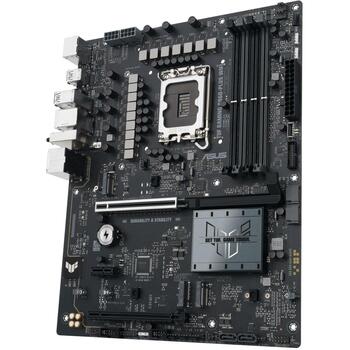 Asus Dēlis TUF GAMING B860-PLUS WIFI, 4 DIMM, 256 GB, 2.5 Gb Ethernet, Wi-Fi 7, RAID 0/1/5/10, HDMI 1, SATA 4, USB 3.2 5 (TUF GAMING B860-PLUS WIFI)