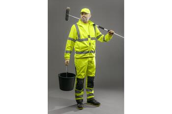 Hogert футболка HT5K233-S, S (48), hi-vis желтый 901, 100% полиэстер 150 г/м², светоотражающие полосы, короткие рукава (HT5K233-S)
