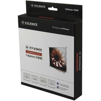 Xilence Datora ventilators XF051, 140mm, 700RPM, 62.05cfm, 30dB, 4-pin, PWM atbalsts (XF051)