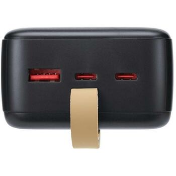 Rivacase Power Bank akumulators VA1083, 30000mAh, Li-Poly, 65W PD3.0, 1xUSB Type-A, 2xUSB Type-C, LCD displejs, ātrā uzlāde (VA1083)