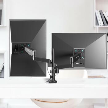 Onkron monitors dispeja piederums G140-B 13-32 collas, slodze 1-8 kg, VESA 75x75, 100x100 mm, slīpums -45° līdz +90° (G140-B)