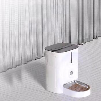 Sponge Automātiskā mājdzīvnieku barotava T-MLX59468, 3L, 5V, augstas kvalitātes kamera, nerūsējošais tērauds, Wi-Fi, balta (T-MLX59468)