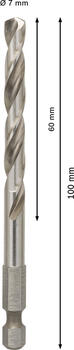 Triecienurbjmašīnām/triecienskrūvgriežiem PRO PILOT DRILL BIT, 2609390592 BOSCH (2609390592)