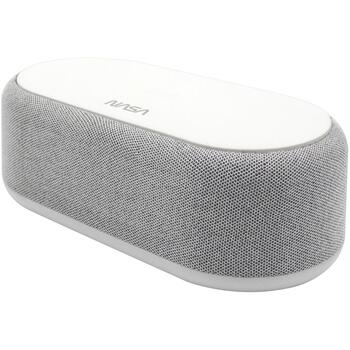 Nasa Bluetooth динамик/ будильник SPC400, 2x5W RMS, беспроводная зарядка 15W, USB-C, литий-ионный аккумулятор (SPC400)