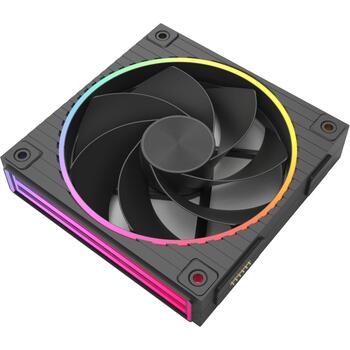 Zalman ZM-DF120R BLACK, 120mm ventilators, reverss, 2300 RPM, ARGB, PWM, 67.17 CFM, 1.87 mmH2O, 35.1 dBA, 12V DC (ZM-DF120R BLACK)