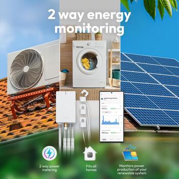Aeotec Энергометры 8 AEOEZWA046C3A60, 60A, Z-Wave, уведомления на смартфон, мониторинг потребления энергии, измерение напряжения (AEOEZWA046C3A60)