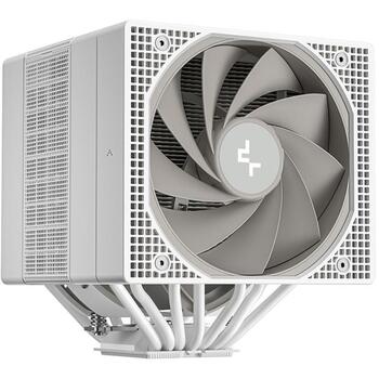 Deepcool Procesora dzesētājs ASSASSIN VC ELITE R-ASN4-WHNVNN-GJD, 61.25/58.06 cfm, 2 ventilatori, PWM atbalsts, 7 siltuma caurules (R-ASN4-WHNVNN-GJD)