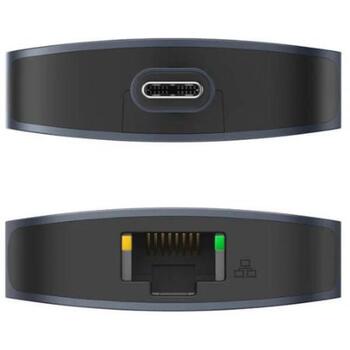 Hyper dokstacija Next HD4006GL, 1 x Ethernet, 2 x 4K 60Hz HDMI, 1 x USB-A 5 Gbps, 1 x USB-A 10 Gbps, 2 x USB-C 10 Gbps (HD4006GL)