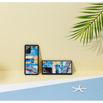 Ikins чехол для Samsung Galaxy Note 20 K4748J, голубой цвет, поликарбонат, задняя крышка, вырез под камеру, вырезы под порты (K4748J)