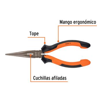 Плоскогубцы с заостренными концами Expert 175mm T203-7X Truper (T203-7X)