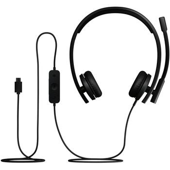Logitech H570E 981-001431, гарнитура, проводная, 30мм, 32Ом, 1.9м, черный, шумоподавление (981-001431)