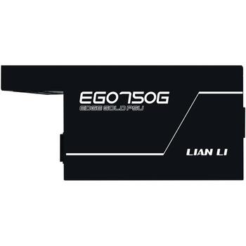 Lian Li Datora barošanas bloks EDGE GOLD 750 G9P.EG0750G.B000.EU, 750W, 80 PLUS Gold, pilnībā modulārs, USB centrmezgls (G9P.EG0750G.B000.EU)