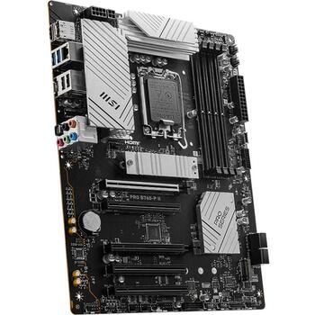Msi Материнская плата PROB760-PII, LGA 1700, DDR5 7000+MHz, 4 DIMM, 2.5G LAN, 7.1 аудио, PCIe 4.0, 6 HDD, 4 SATA III (PROB760-PII)