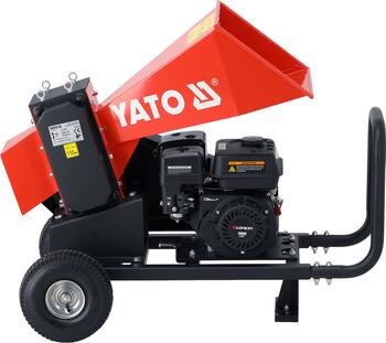 Yato benzīna zaru smalcinātājs YT-86160, 60 mm, 196 cm³, 4.1 kW, 6 asmeņi, 2 m³/h, Loncin dzinējs, 3600 apgr./min, 3.6 l, 0.6 l (YT-86160)