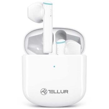 Tellur Aura Bezvadu austiņas TLL511421, 5.0, 10m, 20h, IPX4, skārienvadība, ENC, Qi uzlāde (TLL511421)