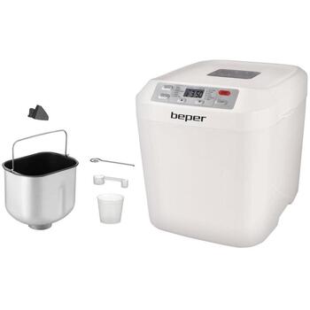 Beper Хлебопечка BC.130, 550 W, 0.6 kg, 12 программ выпечки, таймер на 13 часов, поддержание тепла 1 час (BC.130)