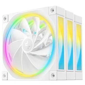 Deepcool Ventilators FL12R WH 3 IN 1 R-FL12R-WHAPN3-G, 120 mm, 55 cfm, 500-2150 RPM, 33.9 dB, PWM atbalsts, RGB LED (R-FL12R-WHAPN3-G)