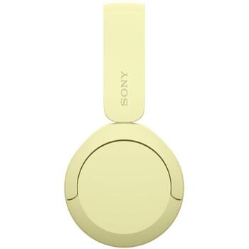 Sony Наушники WH-CH520 Код WHCH520Y.CE7, беспроводные, желтые, Bluetooth 5.2, стерео, 50ч работы аккумулятора (WHCH520Y.CE7)