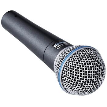 Shure Beta 58A dinamisks superkardioīds vokālais mikrofons, 50-16000Hz, 290Ω, 278g (BETA 58A)
