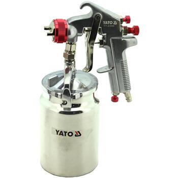 Yato pneimatiskā krāsošanas pistole YT-2346, HVLP, 1 l, 1.8 mm, 0.4 MPa, 380 l/min, 0.16-0.24 l/min, 3/8