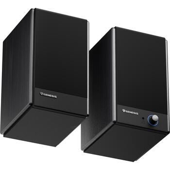 Genesis колонки Arsen 502BT NGS-2417, 60 Вт, 50 - 20000 Гц, 2.0 канала, Bluetooth 5.3, RCA, оптический, черный (NGS-2417)