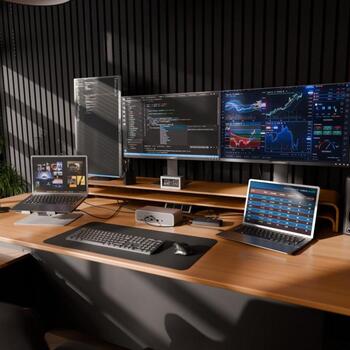 Targus DOCK230EUZ dokstacija, Thunderbolt 5, 3x 8K, 140W EPR, 80 Gbps, 2.5G Ethernet, 4x USB 3.2, sudraba (DOCK230EUZ)