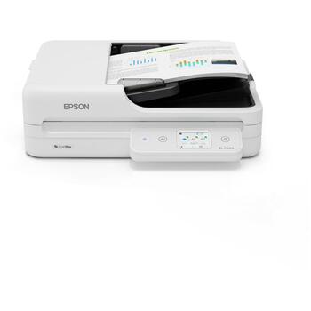 Epson Документный сканер DS-1760WN B11B274401, 3000 сканирований/день, 1200 dpi, Wi-Fi, автоматическая двусторонняя печать (B11B274401)