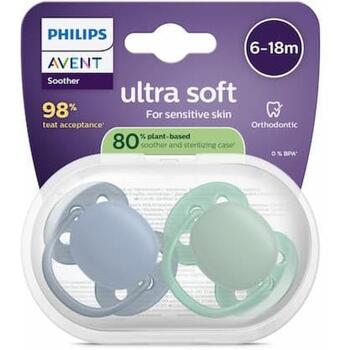 Philips Avent māneklītis Ultra soft, 6-18M (2 gab), zēniem (SCF091/42)