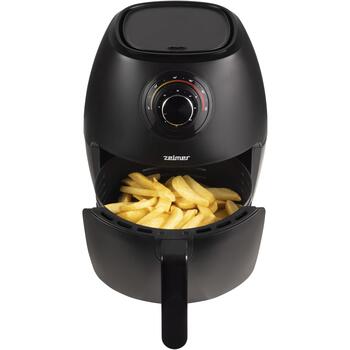 Zelmer Аэрофритюрница ZAF3550 72805572P, 1200 W, 3,5 л, 1, 9 программ, электронная панель, черный, быстрая циркуляция воздуха (72805572P)