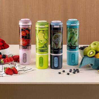 Cecotec Blender Power Titanium Shake2Go A01_EU01_123301, 180 Вт, 11.1 В, 0.6 Л, без BPA, 3 программы, аккумулятор (A01_EU01_123301)