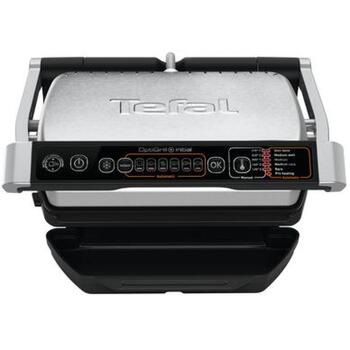 Tefal Kontaktgrils GC706D, 2000 W, nerūsējošais tērauds/melns, 6 programmas, 600 cm2 grilēšanas virsma (GC706D)