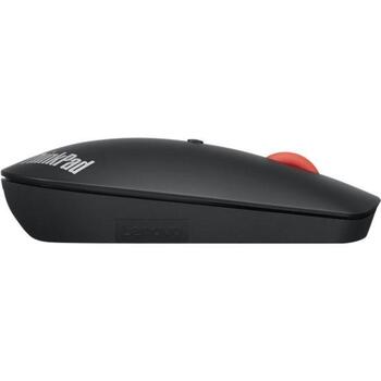Lenovo ThinkPad Bluetooth тихая мышь 4Y50X88822, Bluetooth 5.0, 3 кнопки, 2400 dpi, Swift Pair, амбидекстричный дизайн (4Y50X88822)