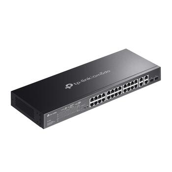 TP-LINK Omada SL2428P коммутатор, 24x10/100Mbps PoE+, 2xGigabit RJ45, 2xSFP, 250W, 12.8Gbps (SL2428P)