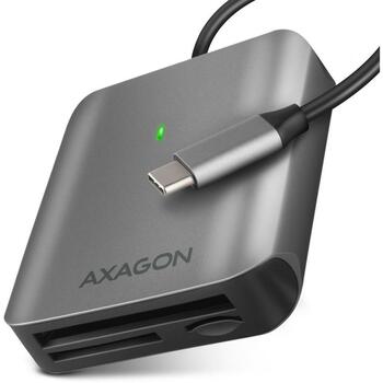 Axagon Читатель карт памяти CRE-S3C, USB 3.2 Gen 1, 3 слота, поддерживает CF, MicroSD, MicroSDHC, MicroSDXC, SD, SDHC, SDXC (CRE-S3C)
