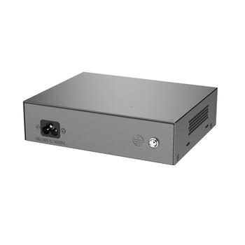 Ruijie RG-ES106F-P 6-портовый PoE коммутатор, 4x10/100 Mbps PoE, 1x10/100 Mbps uplink, бюджет PoE 60W, 30W/порт, защита 4kV (RG-ES106F-P)